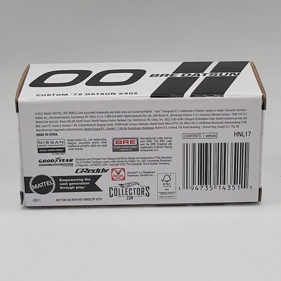 Hot Wheels Mattel Custom lRLC Exclusive 2023 ‘72 BRE Datsun 240Z Unopened Sealed - Picture 2 of 9